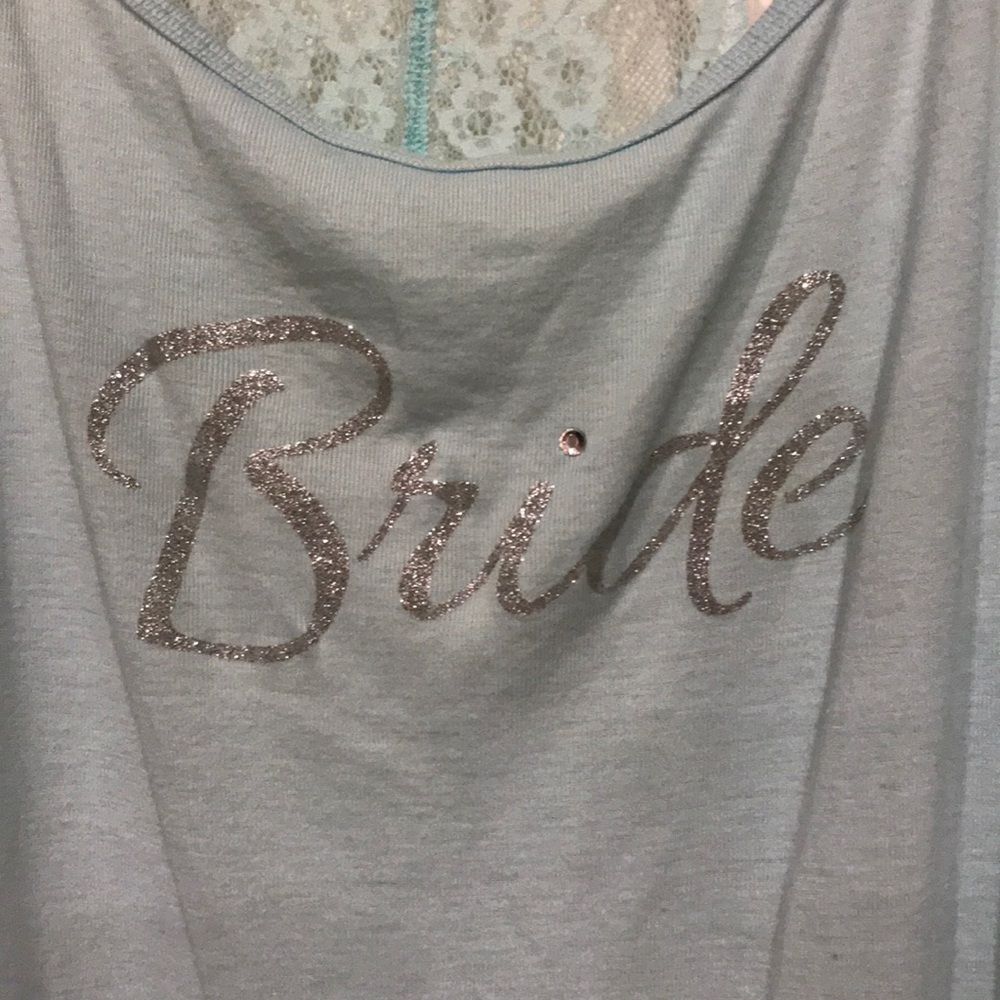 Bride top with jewel and lace